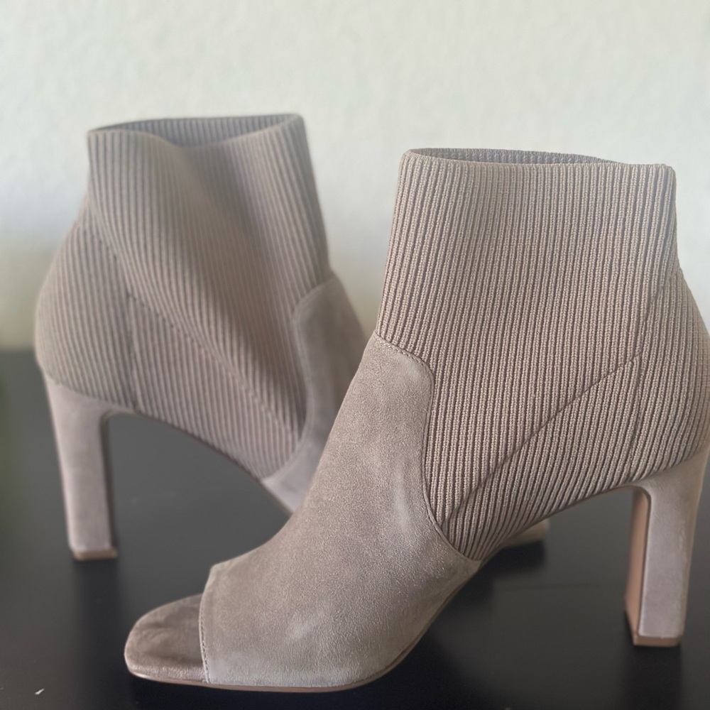 Elegant Taupe Steve Madden Ankle Boots